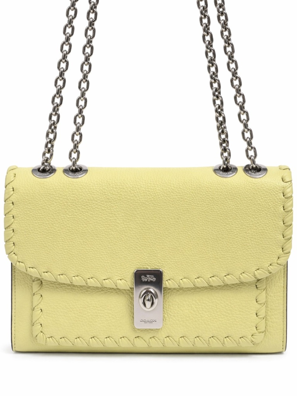 Coach Leather Crossbody Bag in Lime Green - Picture 6 of 7